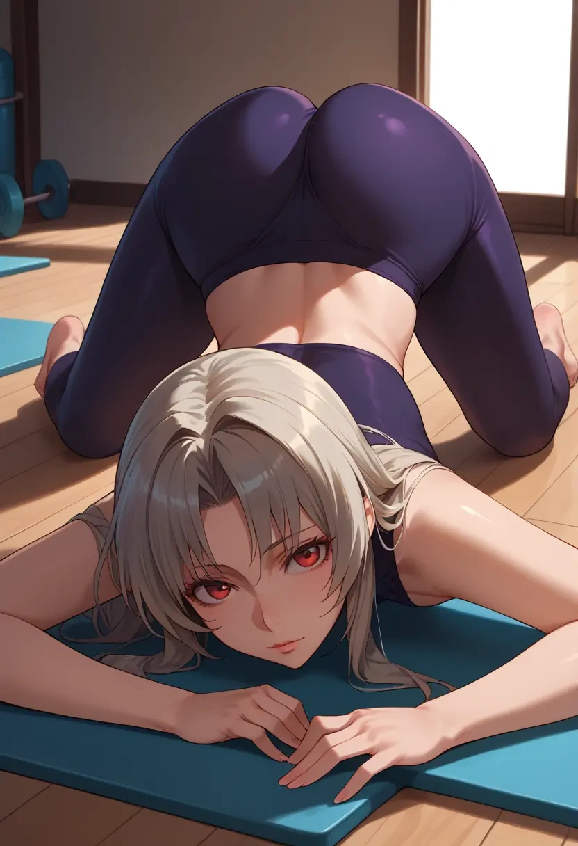 rozen_maiden,suigintou,yoga, face_down_ass_up,sexy  - 