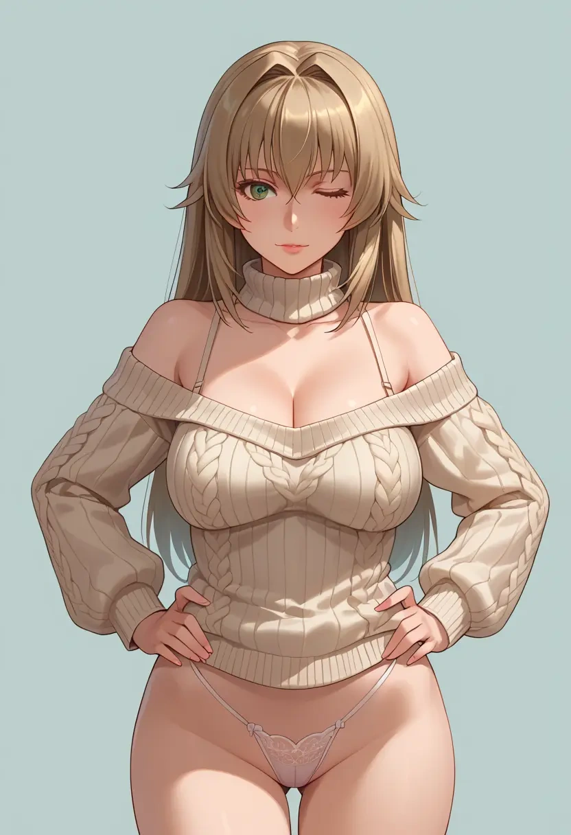 rozen_maiden,suiseiseki,thong,sweater,sexy  - 