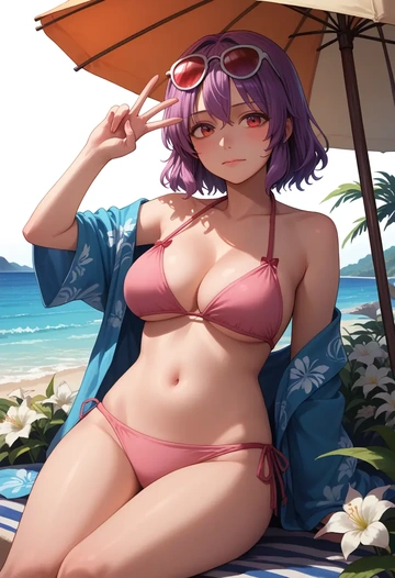 touhou,sukuna_shinmyoumaru,bikini  - AI generated anime art