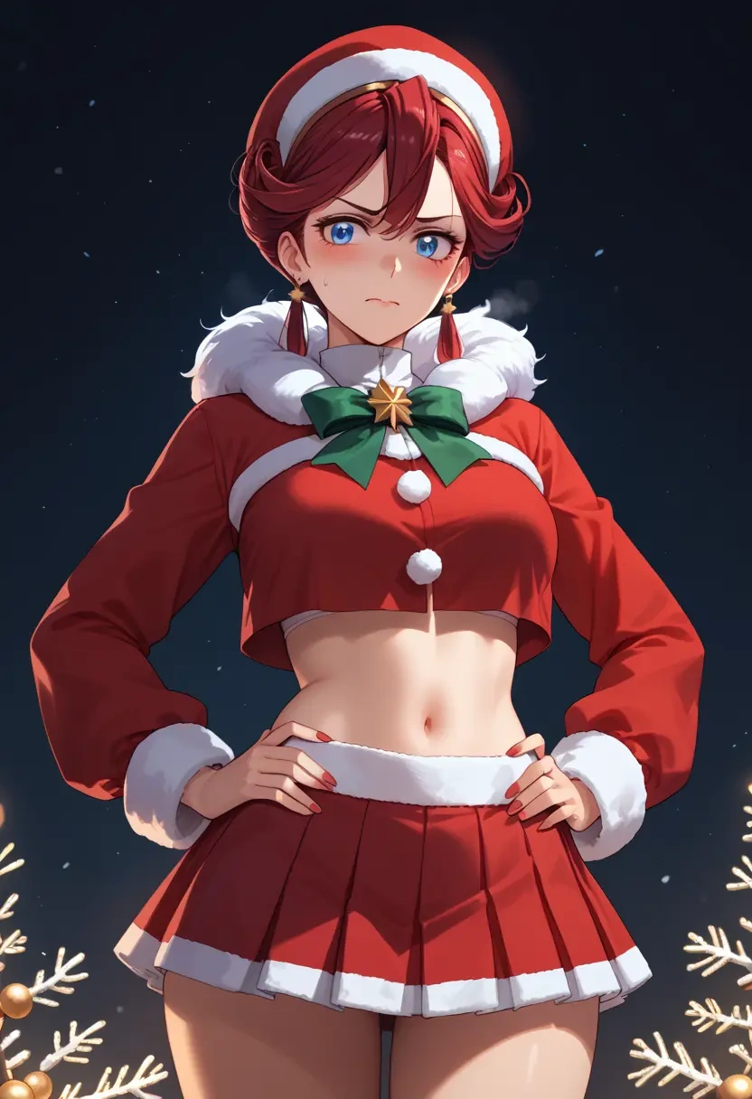 gundam,suletta_mercury,Christmas,skirt  - 