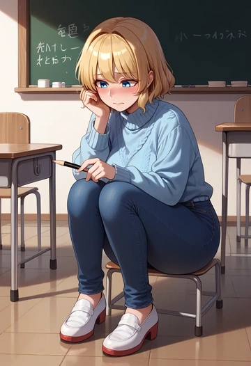 touhou,sunny_milk,teacher  - AI generated anime art