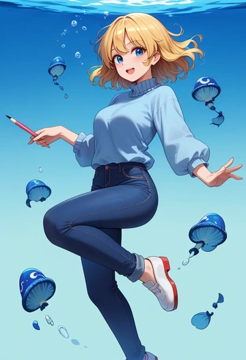 touhou,sunny_milk,teacher  - AI generated anime art