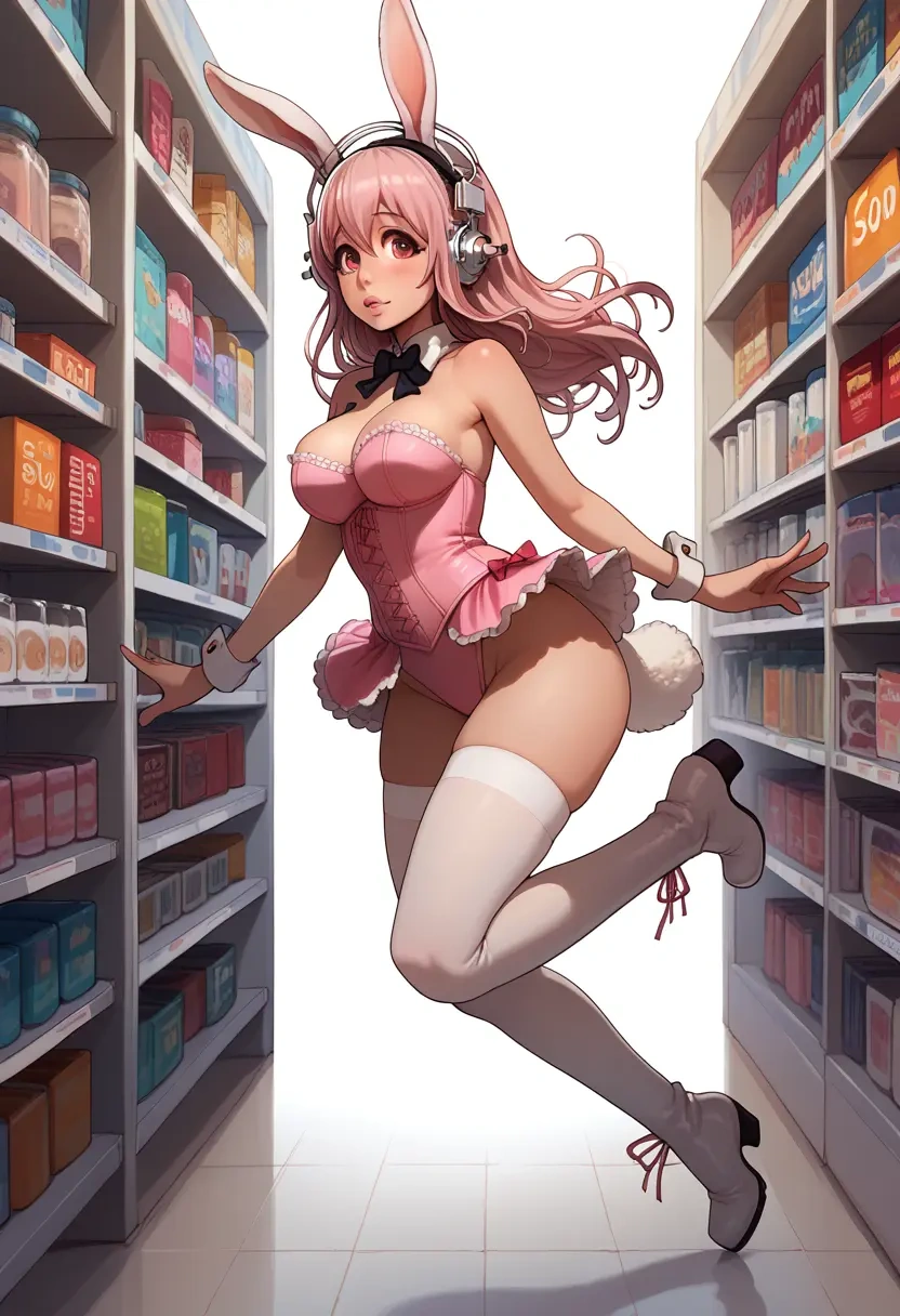 nitroplus,super_sonico,bunny girl  - 