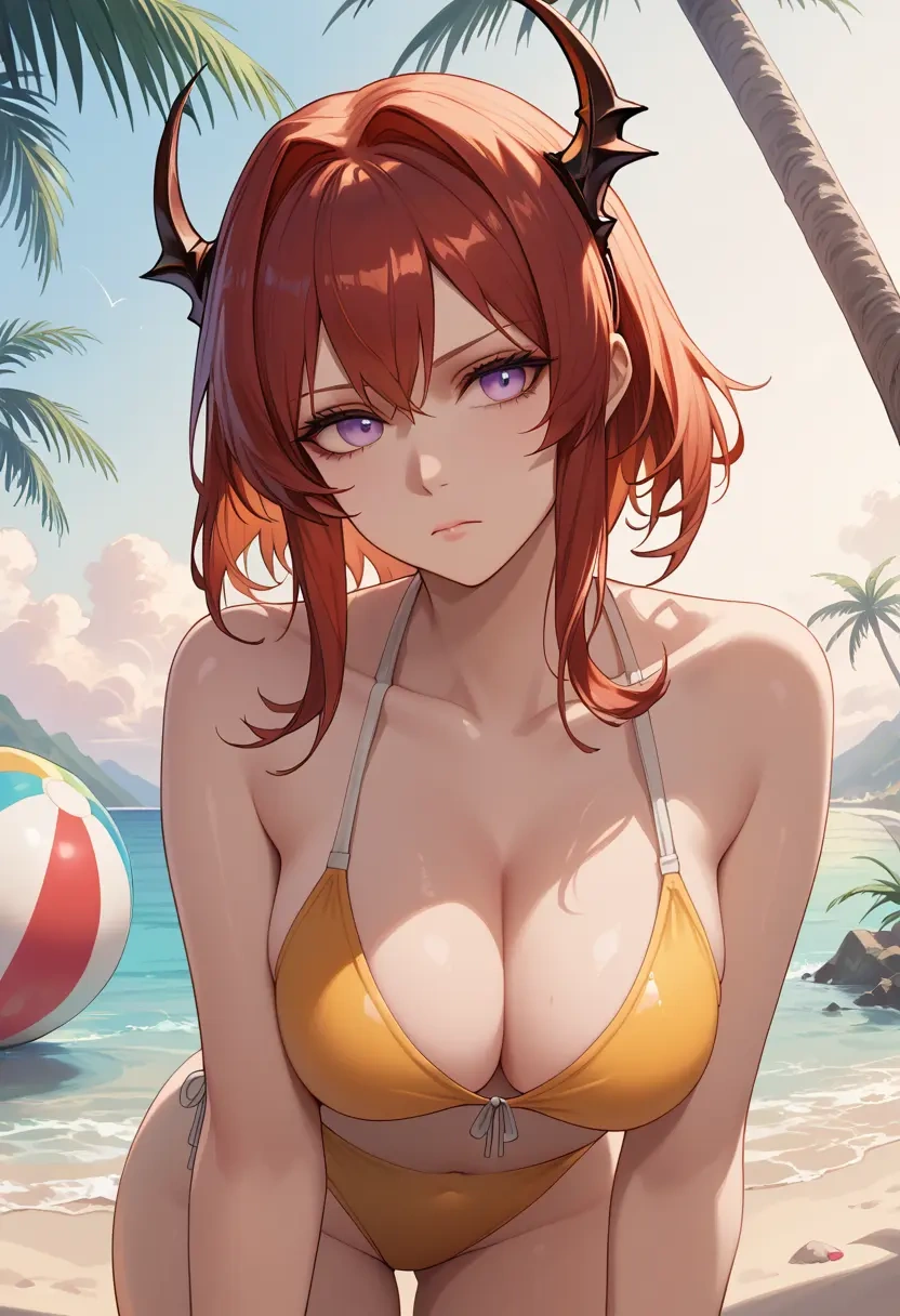 arknights,surtr_(arknights),bikini  - 