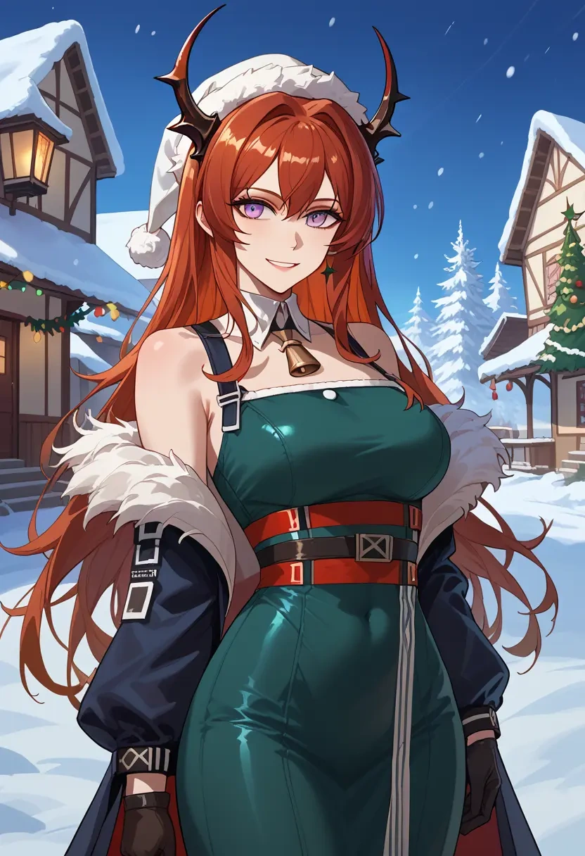 arknights,surtr_(arknights),Christmas,dress  - 