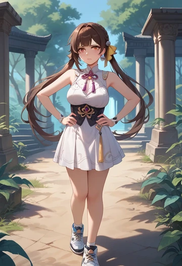 star rail,sushang,tennis skirt  - AI generated anime art