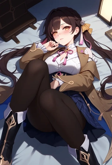 star rail,sushang,winter,student uniform,fur-trimmed coat  - AI generated anime art