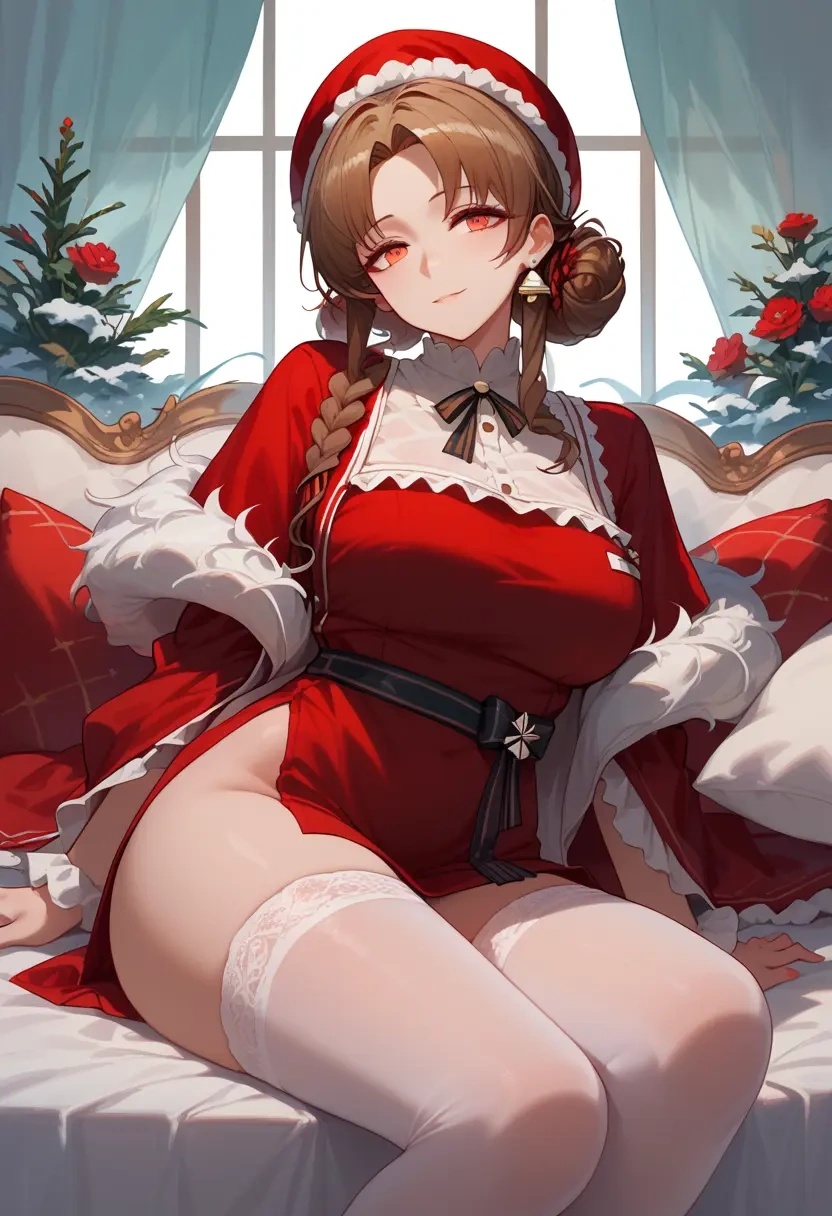 arknights,sussurro_(arknights),Christmas,sexy, stockings,  - 