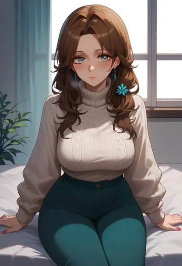 arknights,sussurro_(arknights),sweater  - AI generated anime art