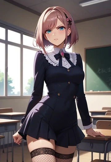 nijisanji,suzuhara_lulu,secretary,stockings,sexy, panties  - AI generated anime art