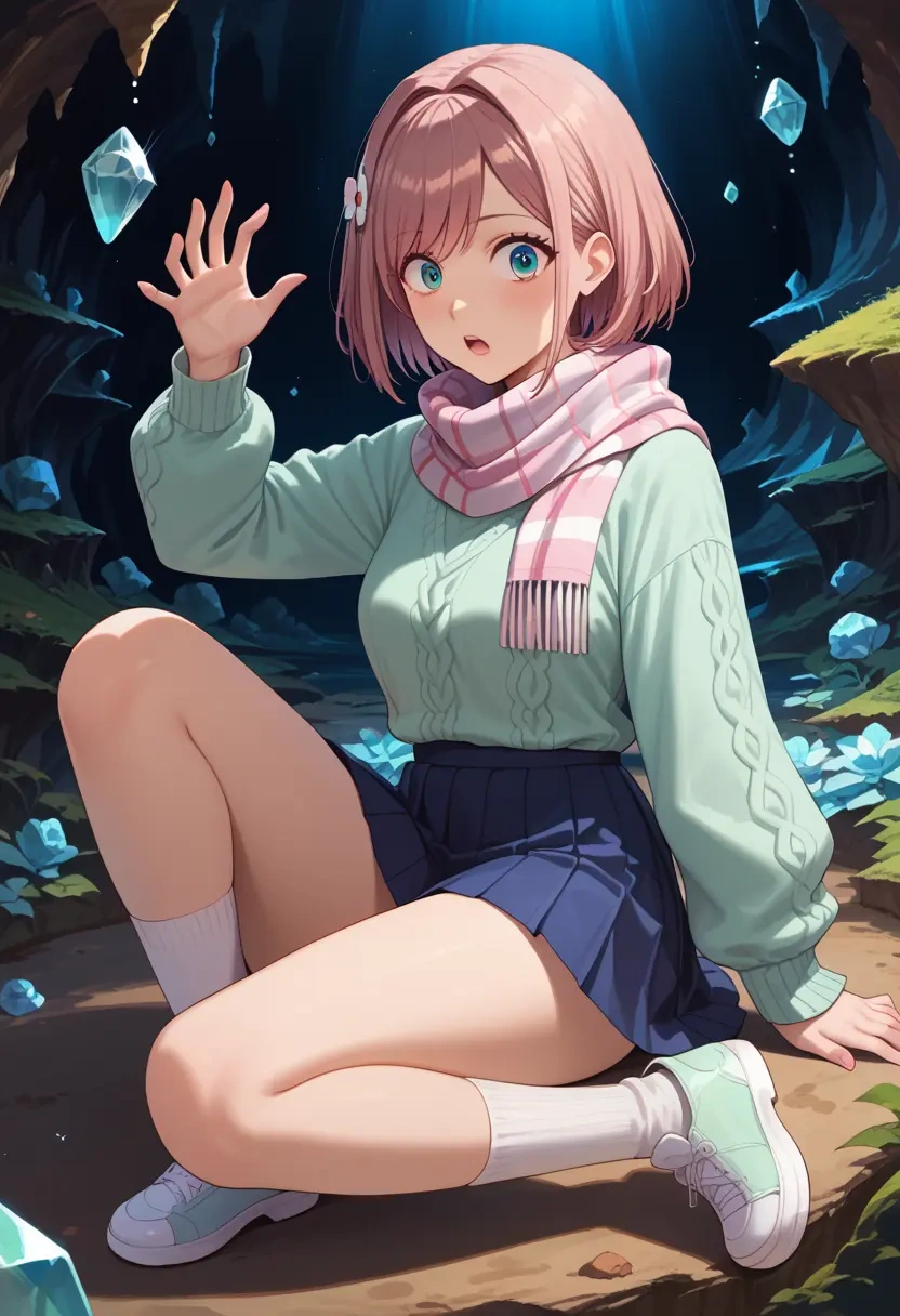 nijisanji,suzuhara_lulu,spring,student uniform,knit sweater  - 