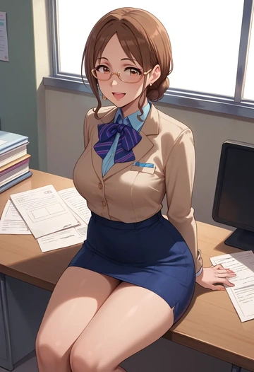 idolmaster,tachibana_arisu,OL  - AI generated anime art