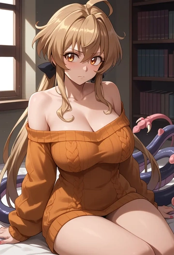 senki_zesshou_symphogear,tachibana_hibiki_(symphogear),sweater  - AI generated anime art