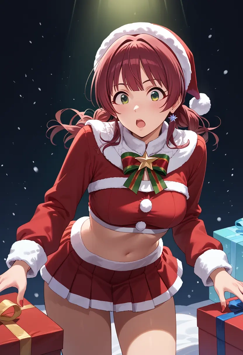 idolmaster,tada_riina,Christmas,skirt  - 