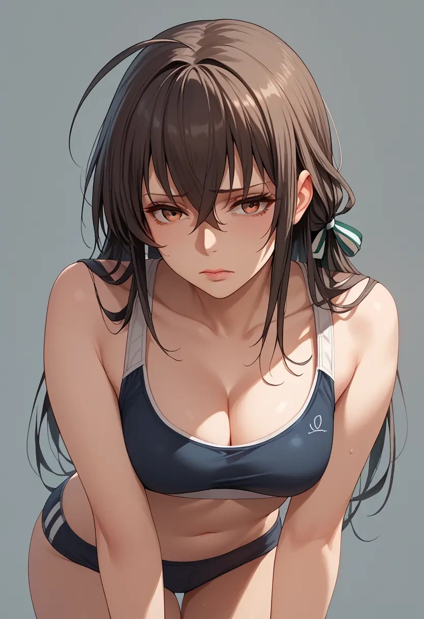 kantai_collection,taihou_(kancolle),sports bra,high-waisted leggings  - 