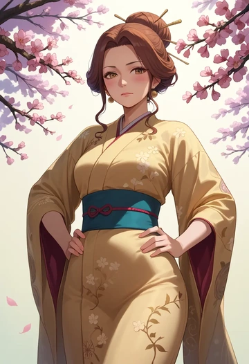 k_on,tainaka_ritsu,kimono  - AI generated anime art