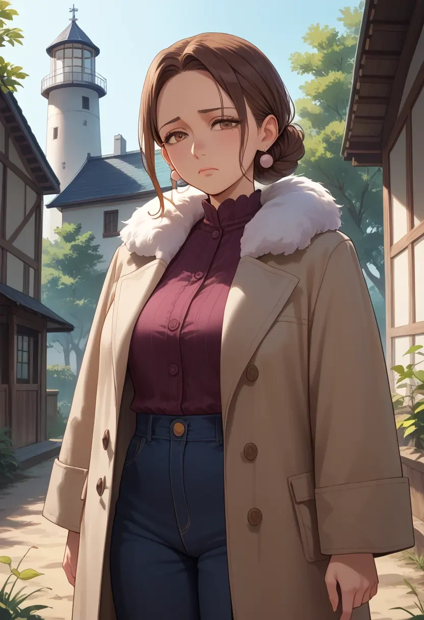 k_on,tainaka_ritsu,coat,fur-collar,tailored trousers  - 