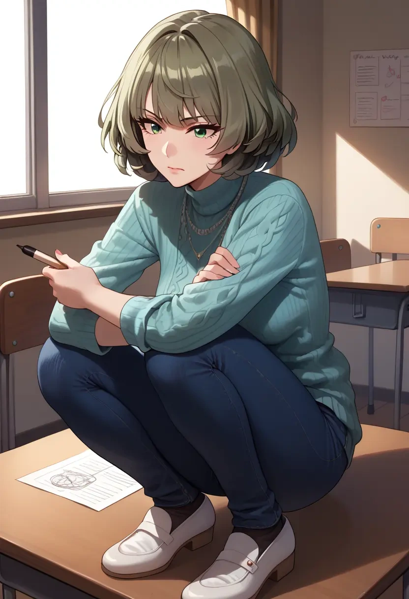 idolmaster,takagaki_kaede,teacher  - 