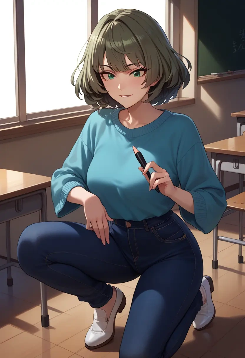 idolmaster,takagaki_kaede,teacher  - 