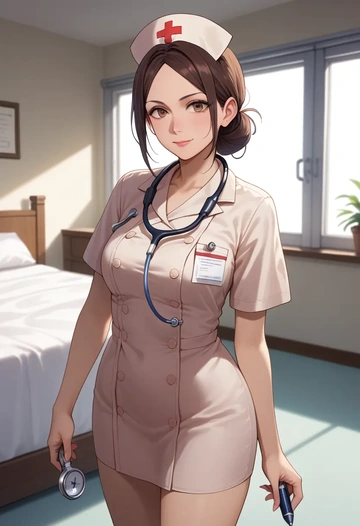 karakai_jouzu_no_takagi_san,takagi_san,nurse  - AI generated anime art