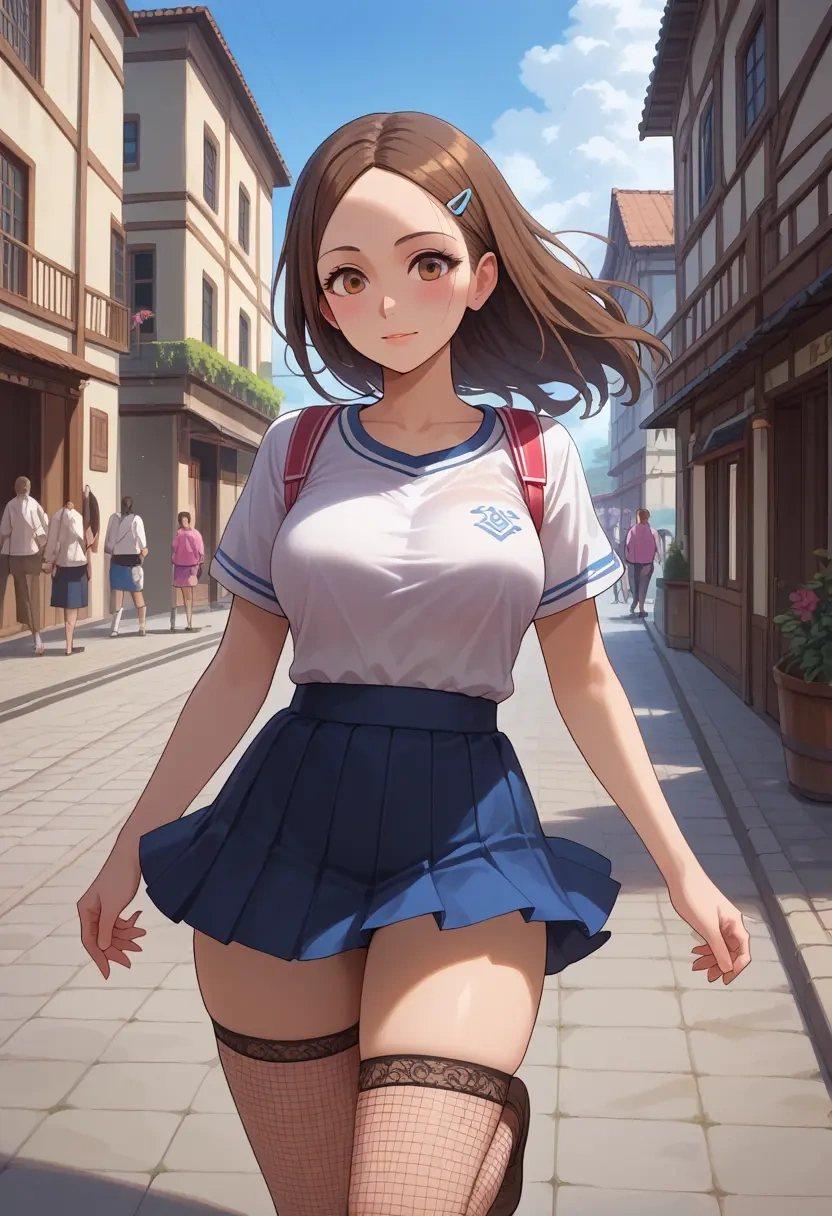 karakai_jouzu_no_takagi_san,takagi_san,mini skirt, stockings  - 