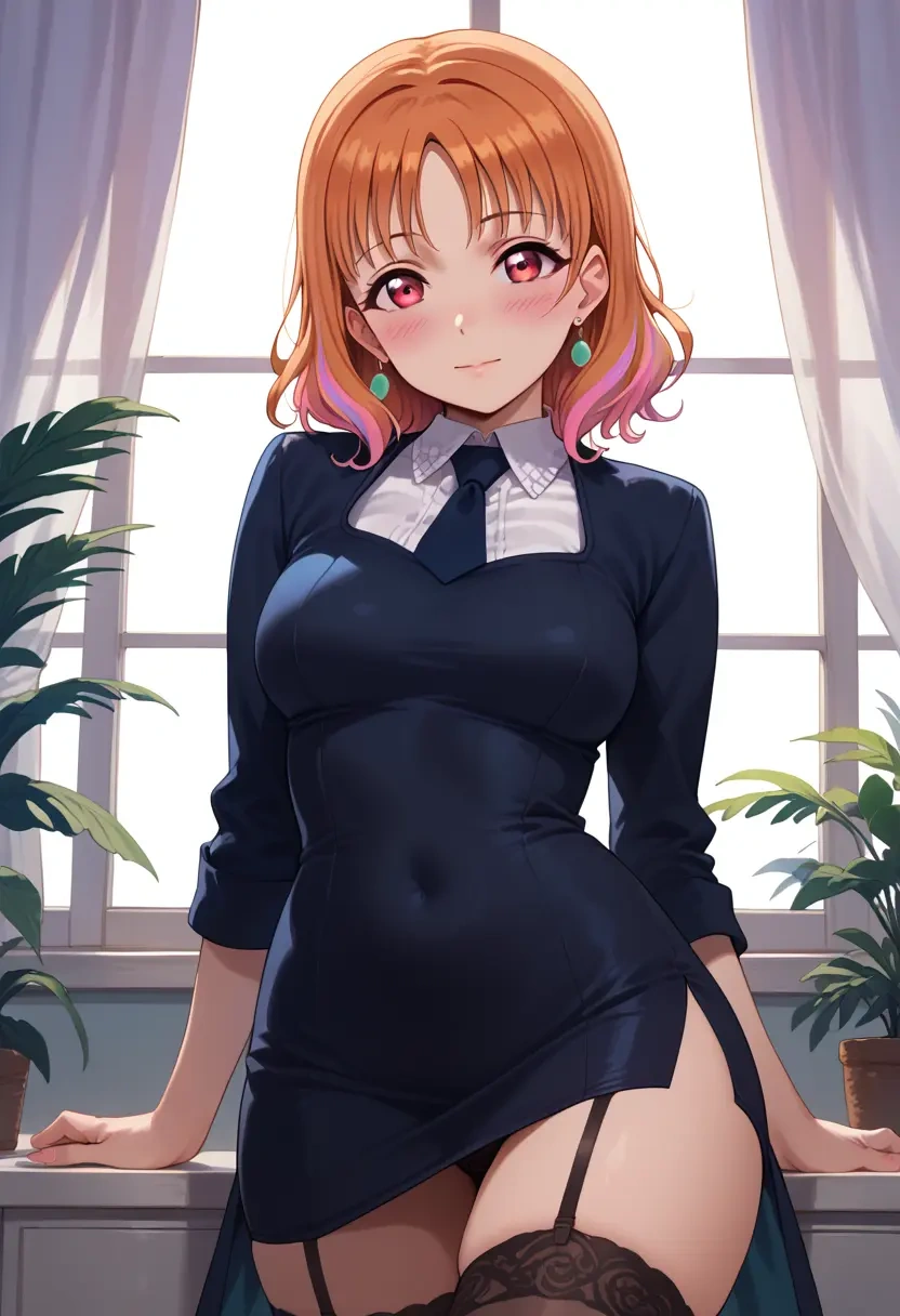 love_live,takami_chika,secretary, stockings  - 