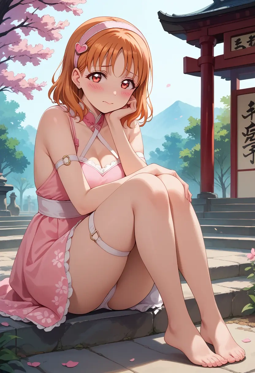 love_live,takami_chika,silk slip dress  - 