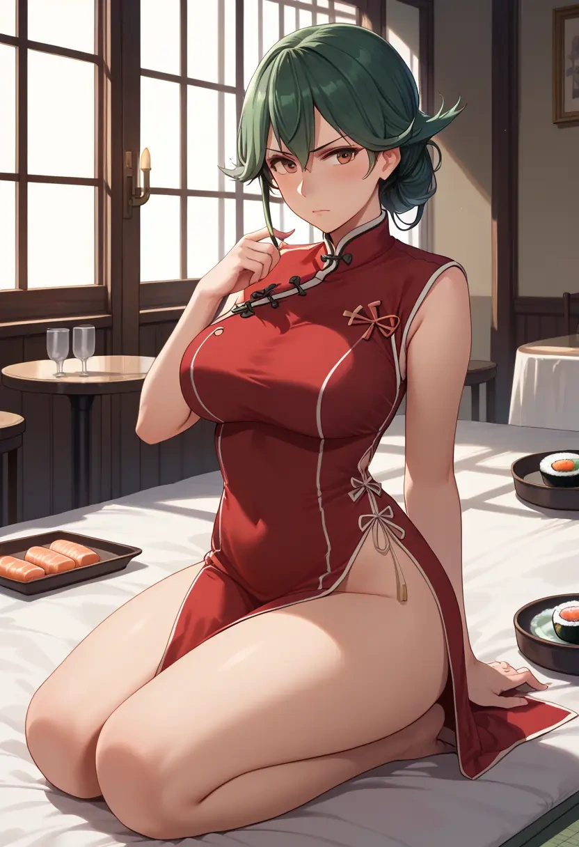 kantai_collection,takanami_(kancolle),qipao  - 