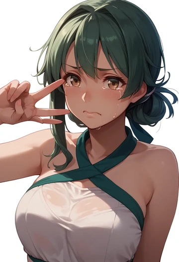 kantai_collection,takanami_(kancolle),halter top,track pants  - AI generated anime art