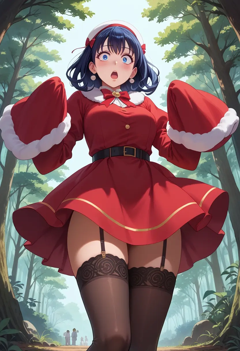 chuunibyou_demo_koi_ga_shitai,takanashi_rikka,Christmas,sexy, stockings,  - 