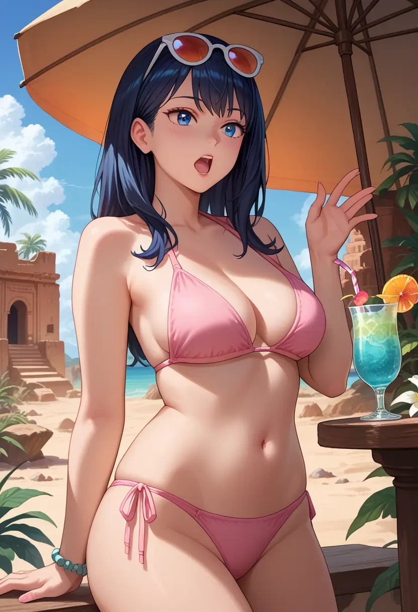 gridman_universe,takarada_rikka,bikini  - 