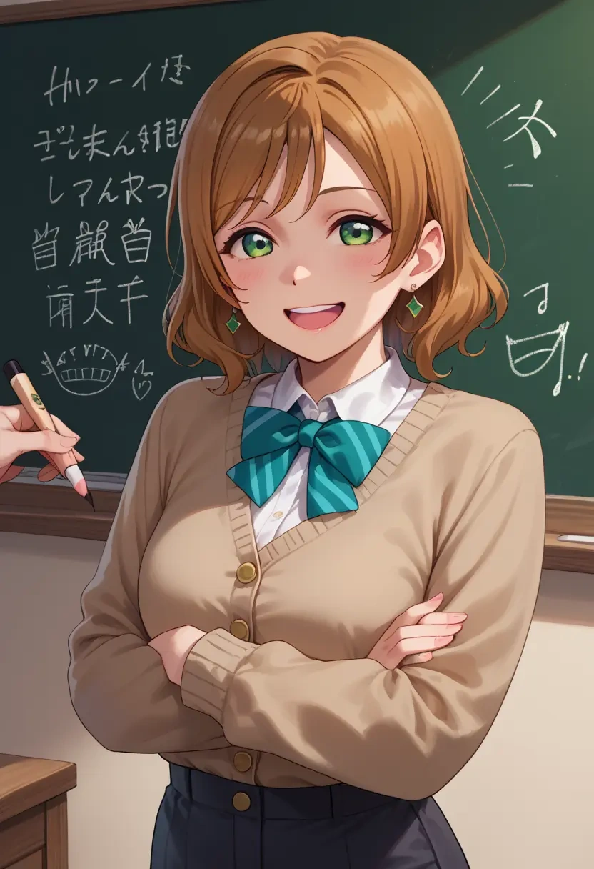 love_live,takasaki_yuu,teacher, sweater  - 