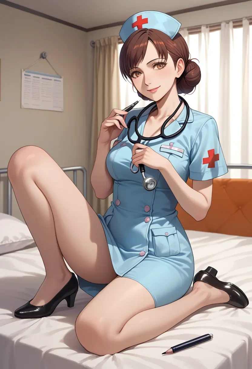 persona,takeba_yukari,nurse  - 