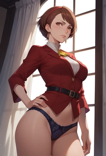 persona,takeba_yukari,lingerie  - AI generated anime art