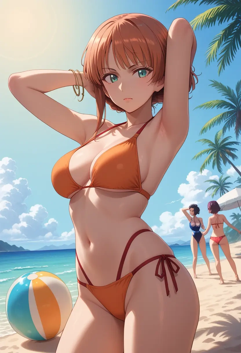 girls_und_panzer,takebe_saori,bikini  - 