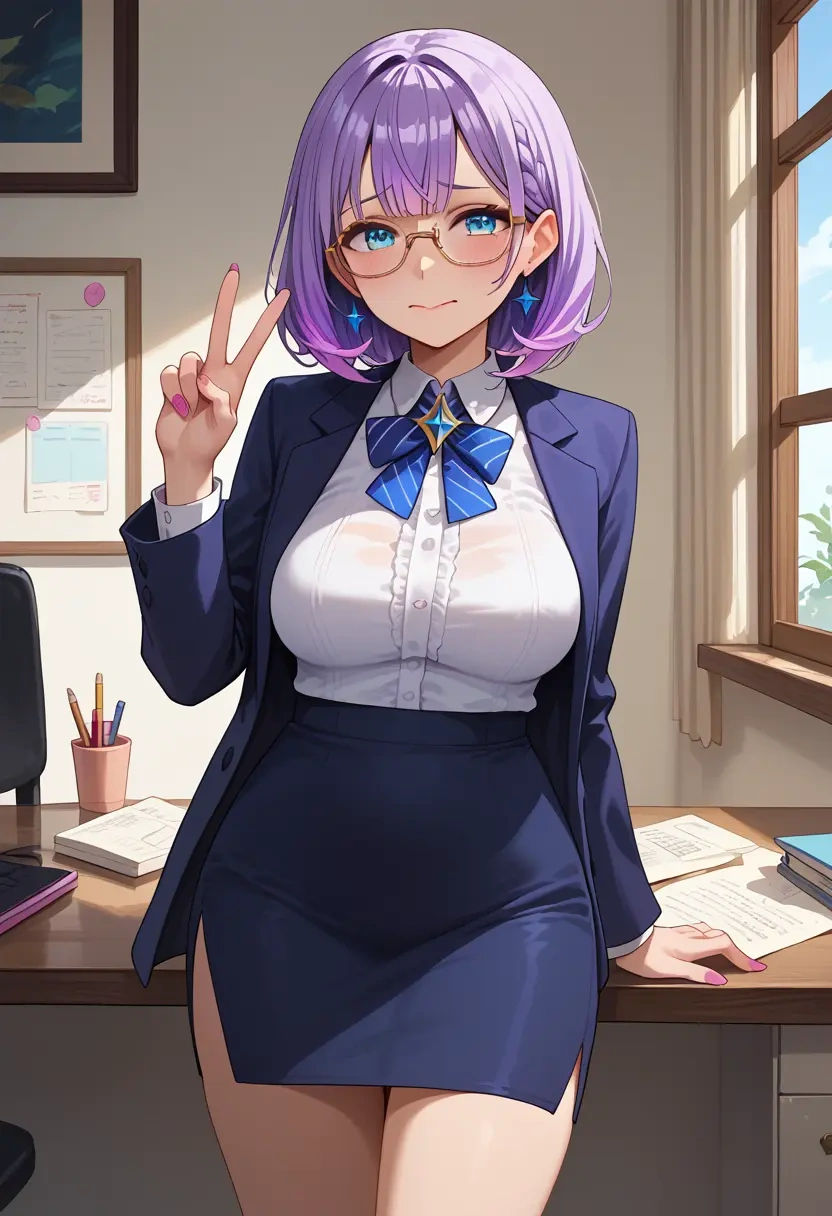 hololive,takodachi_(ninomae_ina'nis),OL, glasses,  - 