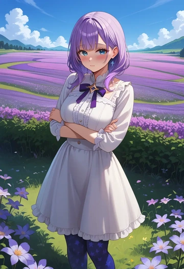 hololive,takodachi_(ninomae_ina'nis),shirt dress,belted,stockings  - AI generated anime art