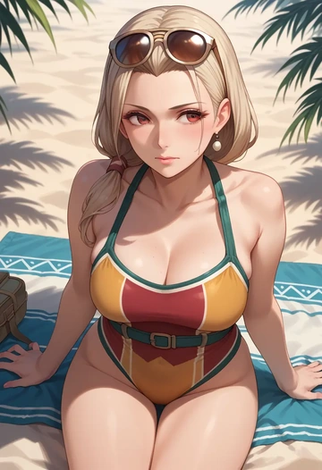 kantai_collection,tama_(kancolle),swimsuit,sexy  - AI generated anime art