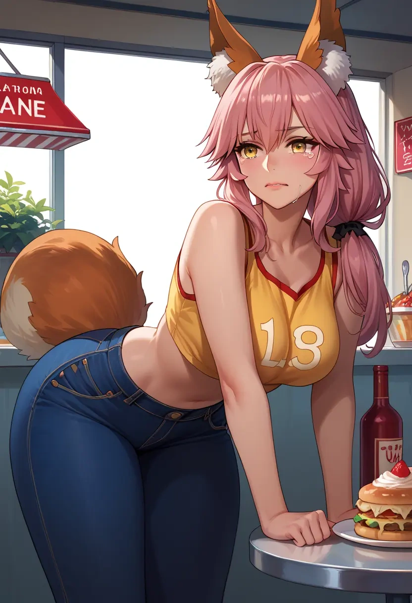 fate_(series),tamamo_(fate),crop top  - 