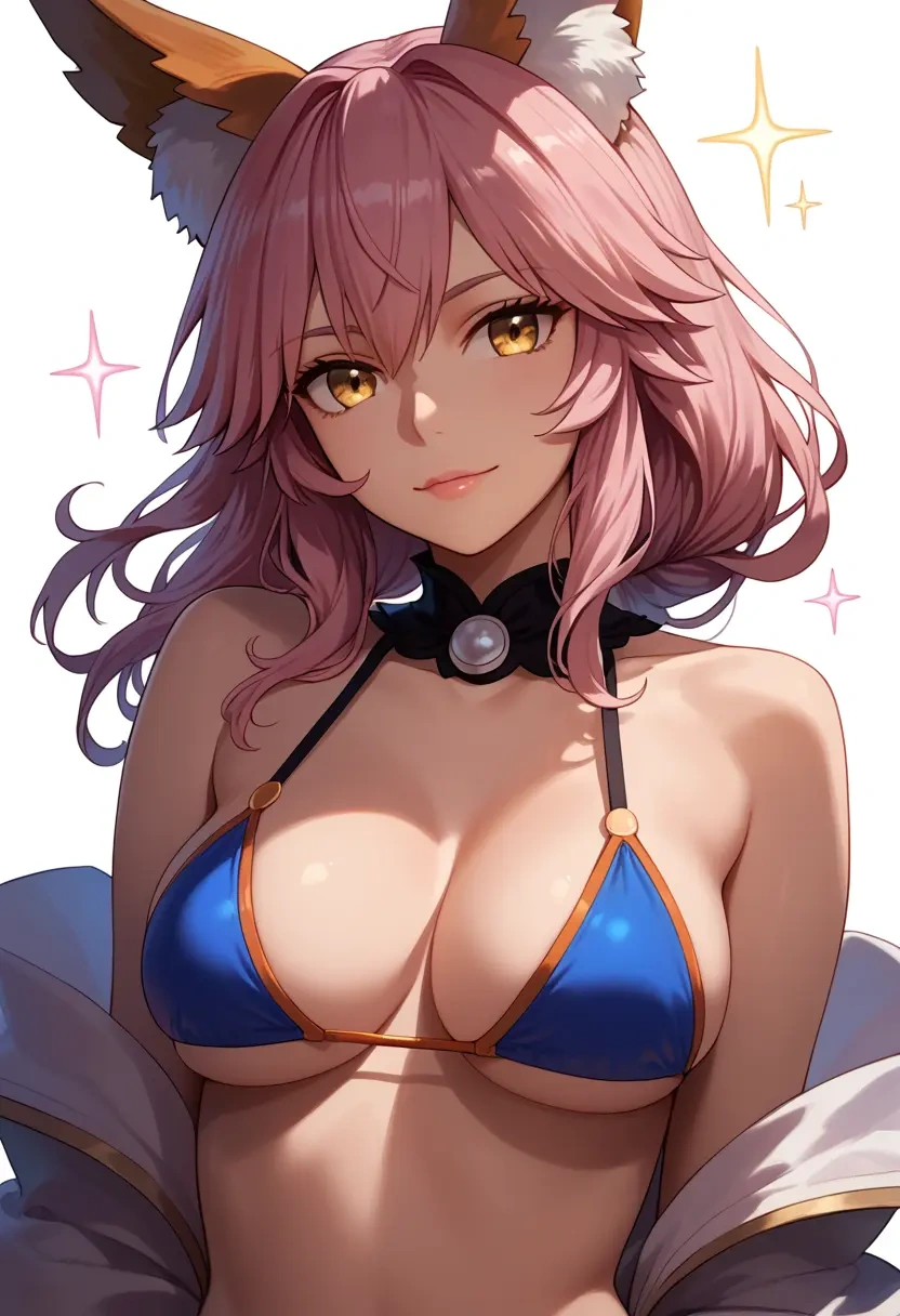 fate_(series),tamamo_no_mae_(fate_extra),bikini  - 