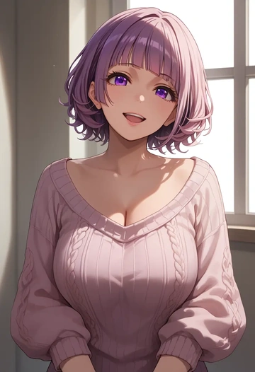 idolmaster,tanaka_mamimi,sweater  - AI generated anime art