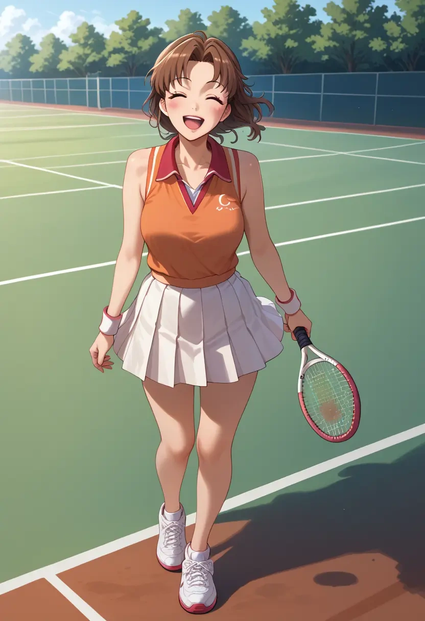 working,taneshima_popura,tennis skirt  - 