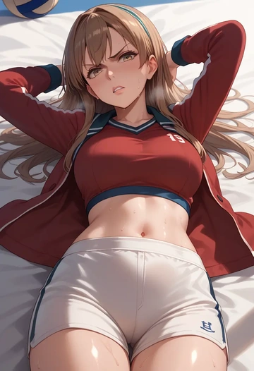 kantai_collection,tashkent_(kancolle),volleyball uniform  - AI generated anime art