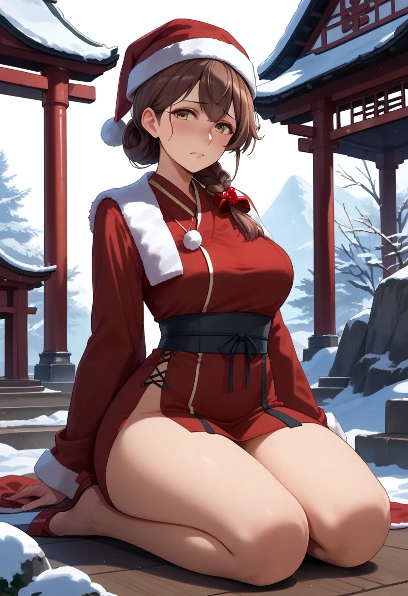 kantai_collection,tashkent_(kancolle),Christmas,red velvet dress  - 