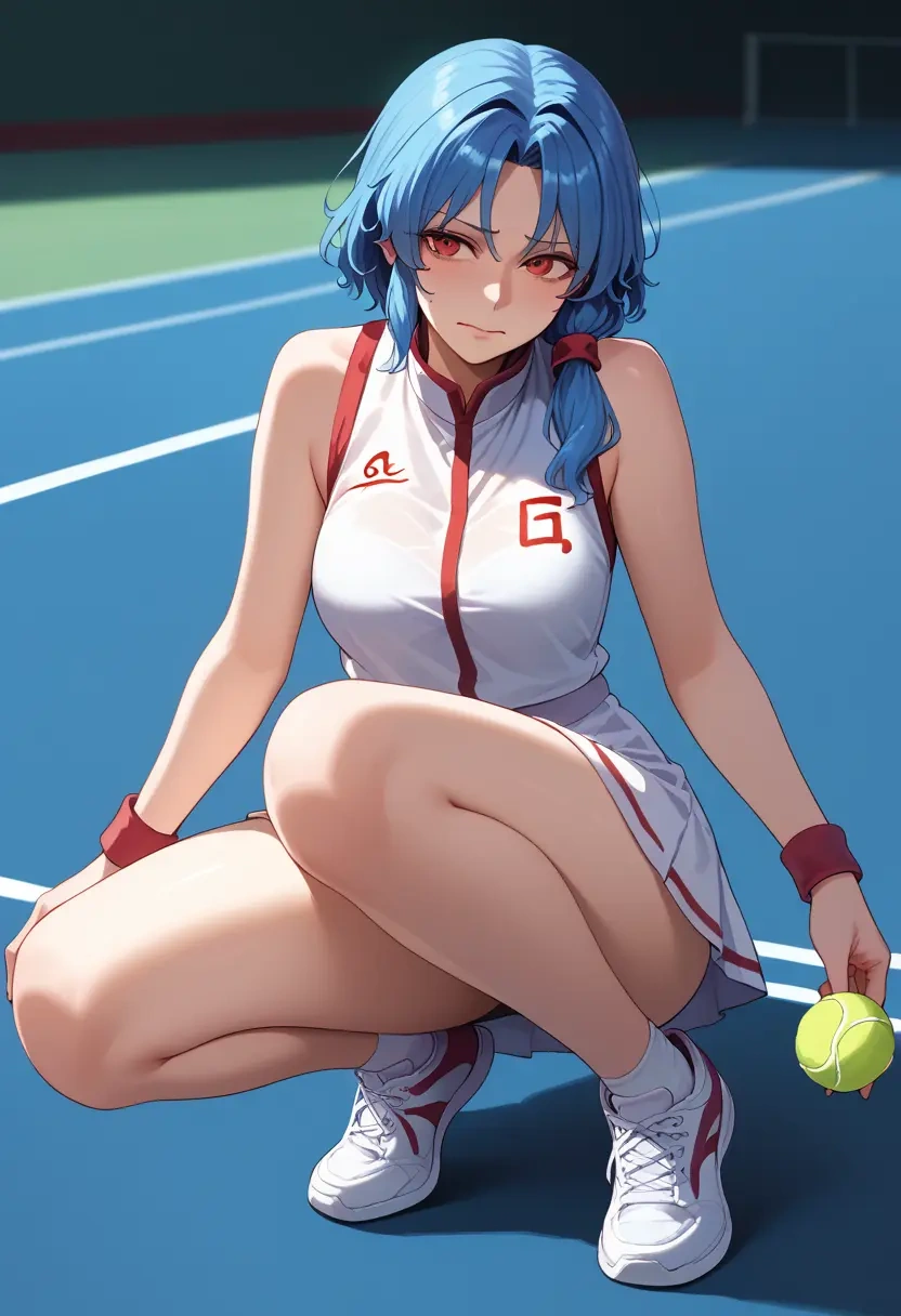 touhou,tatara_kogasa,tennis skirt  - 