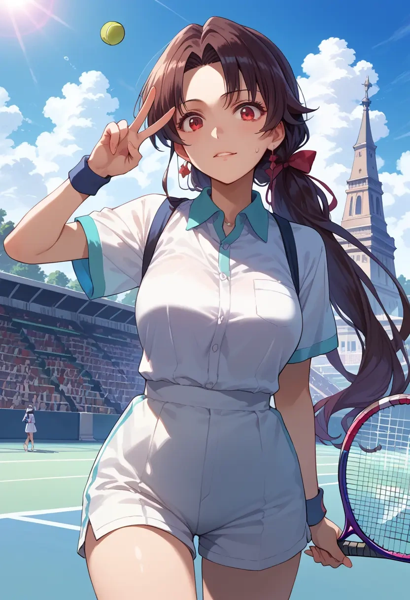 kagerou_project,tateyama_ayano,tennis polo,skort  - 