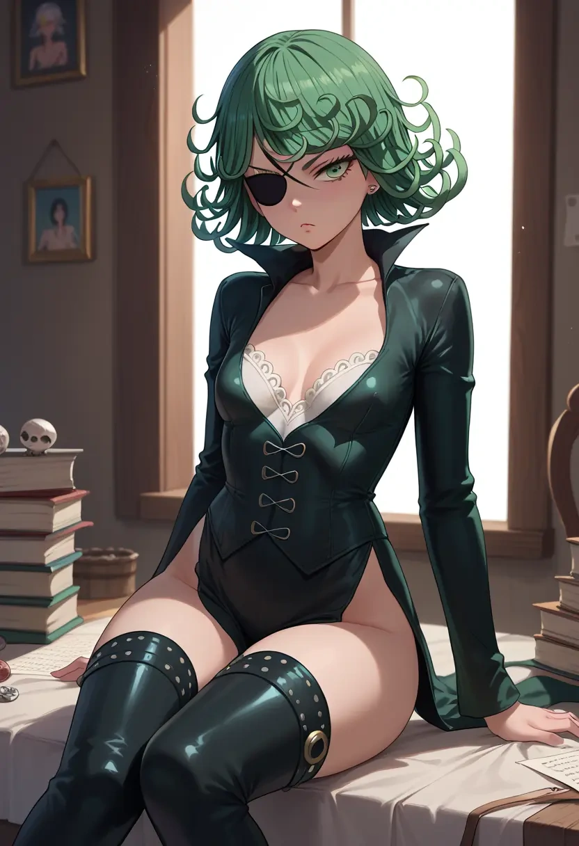 one_punch_man,tatsumaki,pirate  - 