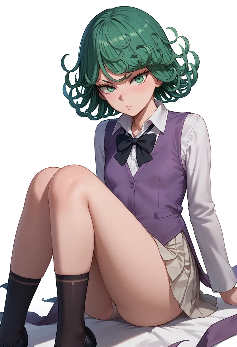 one_punch_man,tatsumaki,spring,student uniform,vest  - 