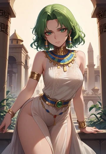 touhou,teireida_mai,Egyptian  - AI generated anime art