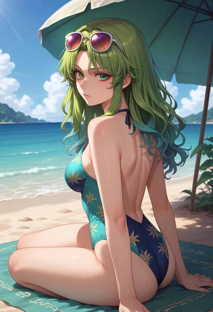 touhou,teireida_mai,swimsuit,sexy  - 